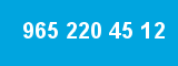 965 220 45 12 965 220 45 12